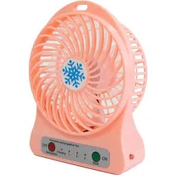 Маленький настільний вентилятор ручний на акумуляторі 4.5W