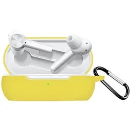 Чохол-накладка DK Silicone Candy Friendly із карабіном для OnePlus Buds Z2 (yellow)