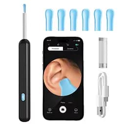 Бездротовий очисник вушної сірки з камерою, безпечний ендоскоп для видалення вушної сірки з камерою