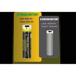 Акумулятор 18650 LiitoKala 4000mAh li-ion зарядка Type-C (USB-King4000) - мініатюра 3