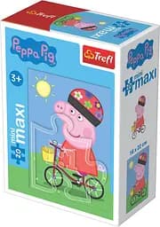 Набор Пазлы - (Мини - Макси) - "Пепа на велосипеде" / Свинка Пепа