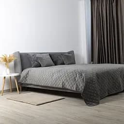 Покривало ТЕП Velour 150х210 см сіре (4-00515_22391) - мініатюра 7