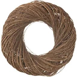 Вінок J-line круглий з гілочок верби 50 см (45028)