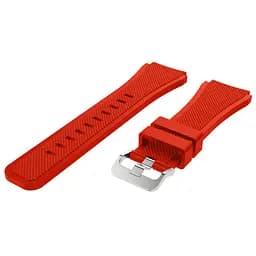 Силіконовий браслет L 22мм Samsung Galaxy Watch 46mm - червоний (RED46) - мініатюра 3