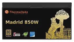 Блок живлення Thermaltake Madrid 850W 80+ Gold (W0495RE) Б/В - мініатюра 4