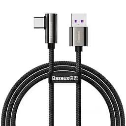 Кабель Baseus Legend Series Elbow Fast Charging Cable USB to Type-C 66W 1m CATCS-B01 Black