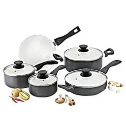 Набір посуду Lora NA13KIT 9 предметів чорний