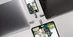 SanDisk Накопичувач 512GB USB 3.1 Type-A + Type-C Dual Drive Luxe Срібний - мініатюра 6