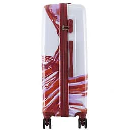 Валіза велика Semi Line 28 дюймів (L) Polycarbonate/ABS-Plastic White/Red Print (T5654-3) - мініатюра 5