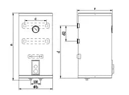Водонагрівач OCEAN RZL100M-5 ETDT CLASSIC (сухий тен) 100л - мініатюра 6