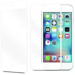 Бронированное стекло с рамкой для iPhone 6/6S белое