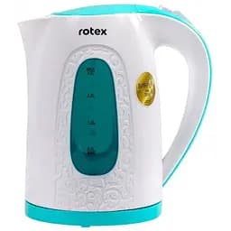 Електрочайник Rotex RKT64-XXL 2 л білий із зеленим