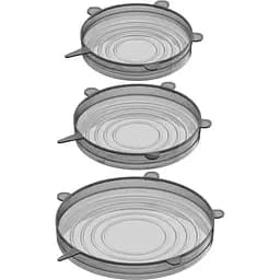 Набор многоразовых силиконовых крышек Krauff 3 шт. (29-298-044)