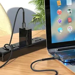 Кабель Hoco Lightning Especial charging data cable for X71 1 м 2.4A чорний - мініатюра 2