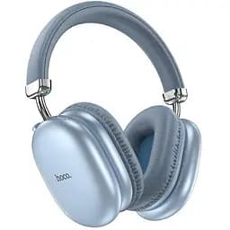 Беспроводные наушники Hoco W35 Max, ANC, BT5.3, AUX, TF, 800mAh, 90h, blue