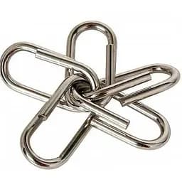 Металлическая головоломка Eureka Grand Master Puzzles Quantuplets yellow 473255