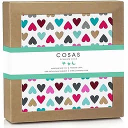 Наматрасник непромокаемый Cosas Love 70х120 см бирюзовый (WaterSheet_Love_120)
