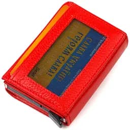 Жіночий шкіряний картхолдер Canpellini 6.5х9х2 см acs0025901 - мініатюра 3