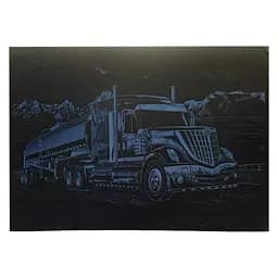 Гравюра А4 "Грузовик" Danko Toys ГрА4-2с эконом вариант в пакете 29,7х21 см