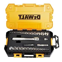 DeWALT Набір головок DeWALT, 1/4", 3/8" кейс, 34шт - мініатюра 2
