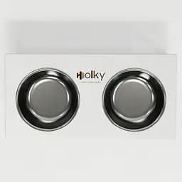 Hollky Base XL20 — миски на підставці для великих собак (2 × 1,8 л) - мініатюра 8