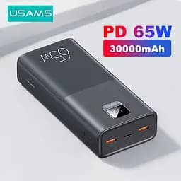 Зовнішній акумулятор Usams PB68 (US-CD185) 30000 mAh 65W з дисплеєм - мініатюра 5