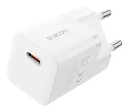 СЗУ Baseus GaN5 Mini Fast Charger 25W White Type-C to Type-C cable (P10110909213-01) - мініатюра 2