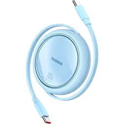 Кабель Baseus Free2Draw Mini Retractable Charging Cable Type-C to Type-C 100W 1m Galaxy Blue