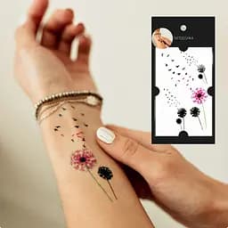 Тимчасове татуювання Кульбаби Tattooshka WM-187 - мініатюра 2