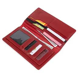 Жіноче шкіряне портмоне Grande Pelle 19.5х10.5х1 см acs0018772 - мініатюра 4