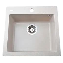 Гранитная мойка Globus Lux Aosta песчаный 490x455мм А0004, Sand