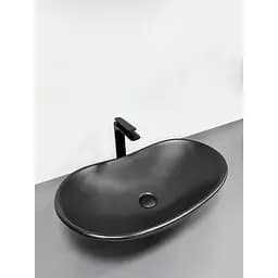 Умивальник VBI Turin black matt накладний VBI-011502, Чорний матовий