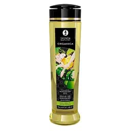 Органічна масажна олія Shunga Organica Exotic green tea (240 мл) з вітаміном Е