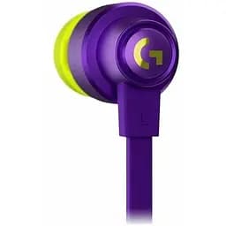 Навушники для геймерів Logitech G333 Gaming Earphones фіолетові (981-000936) - мініатюра 3