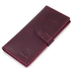 Женское кожаное портмоне Grande Pelle 9х18х1 см acs0018744