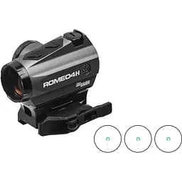 Приціл коліматорний SIG Optics ROMEO4H 1x20mm,GREEN HORSE SHOE DOT, 0.5 MOA ADJ