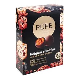 Цукерки Pure Chocolate Трюфелі  молоч шоколал крем начинка печиво 148 г