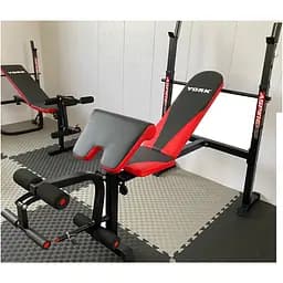 Лавка для жиму York Fitness ASPIRE 320 з стійкою для штанги та партою Скотта - мініатюра 4