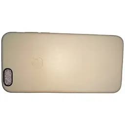 Чохол-накладка Apple для iPhone 6 прогумований 6 г під шкіру бежевий