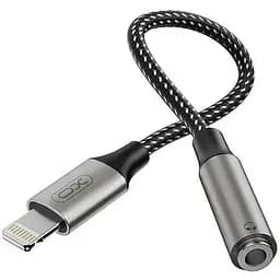 Переходник XO NB-R258C с Apple iPhone 5 6 7 8 11 на 3.5 мм адаптер