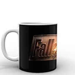 Кухоль GeekLand Fallout Фаллаут лого FT.02.016 330 мл білий