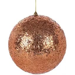 Прикраса декоративна Elendekor куля 20 см бронза (877-124)