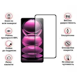 Скло захисне BeCover Xiaomi Redmi Note 12Pro/12 Pro 5G/12 Pro Plus Black (708784) - мініатюра 4