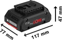 Акумулятор Professional ProCore 18В 4А·год 0.6кг Bosch hoz0014247 - мініатюра 7