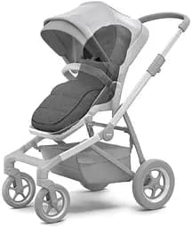 Теплий конверт-накидка Thule Footmuff City Grey Melange (TH 11000303) - мініатюра 2