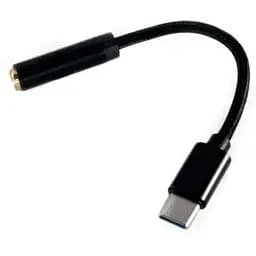 Кабель-переходник ExtraDigital Type-C M - 3.5 мм F 12 см черный (KBA1760)
