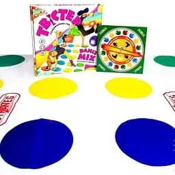 Розважальна гра Strateg Твістер dance mix 30277 Різнокольоровий