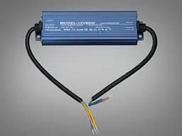 Герметичный блок питания 12В, для подключения LED ленты, 60Вт, 5А