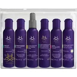 Набір Знайомство з Hydra з 6 базових засобів для догляду за шерстю собак та котів: шампунь (4 шт. x 120 мл) + кондиціонер 120 мл + спрей 120 мл (HG61662)