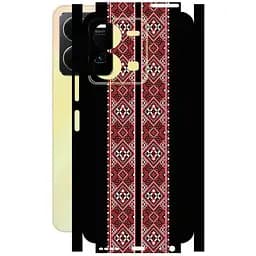 Защитная пленка StatusSKIN для Vivo Y35 Корпус Винил Вышиванка 3